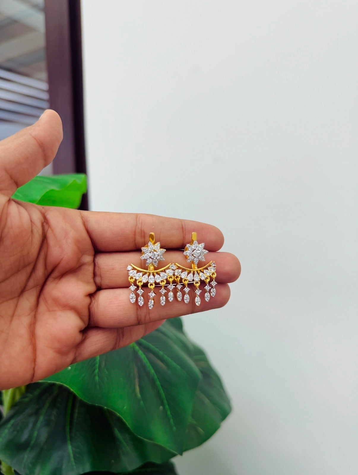Diamond earrings new