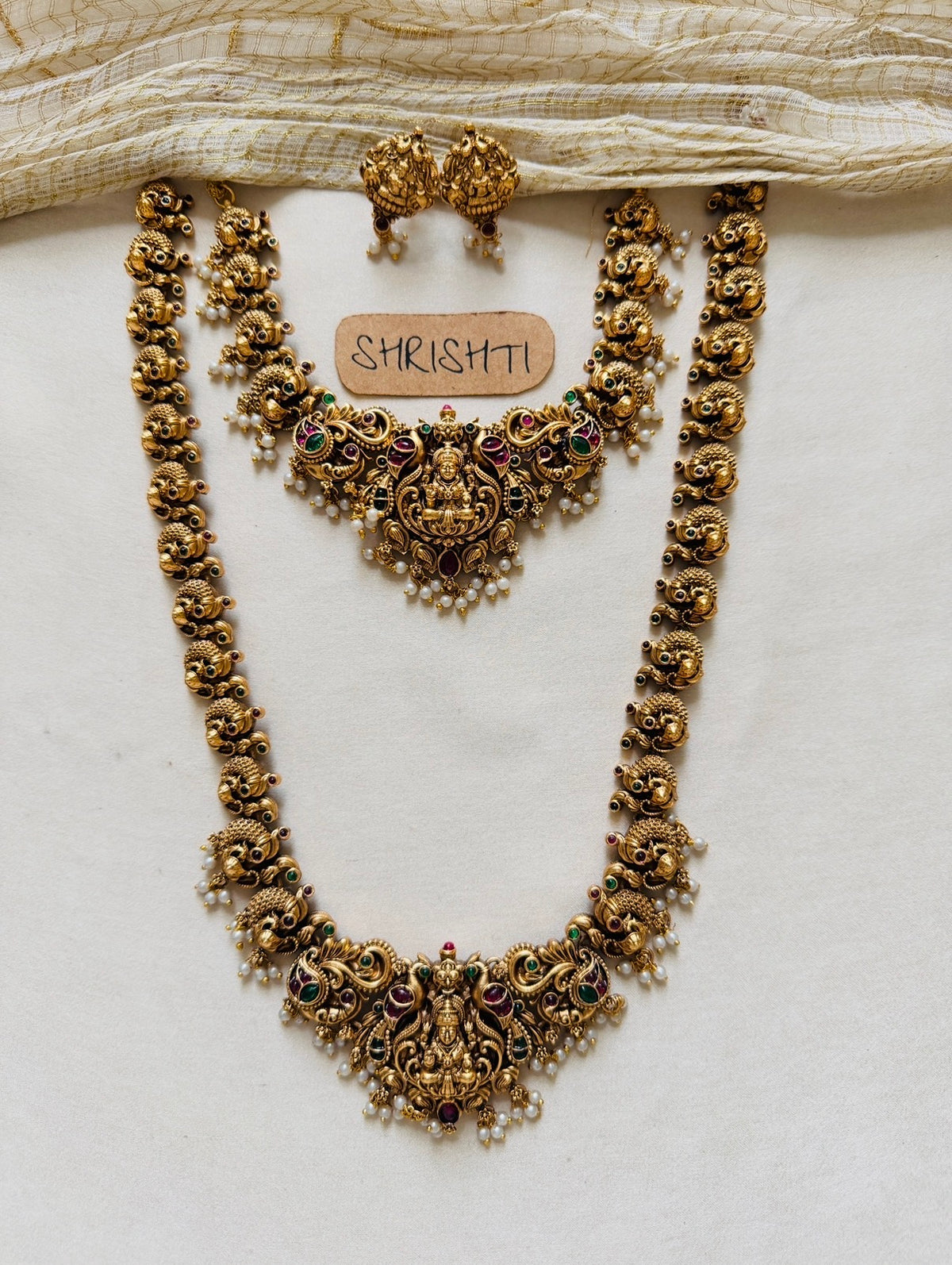 Nagasi bridal set pearl