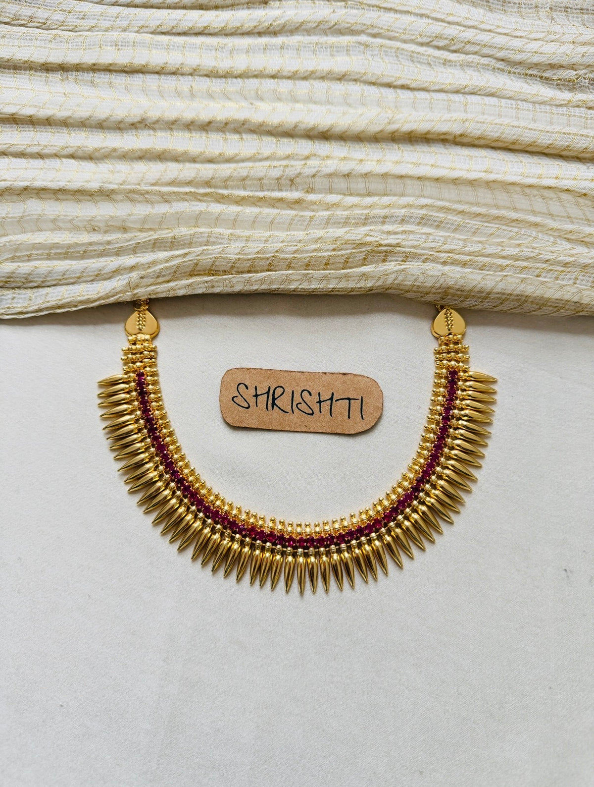 Gold plated necklace SJ11
