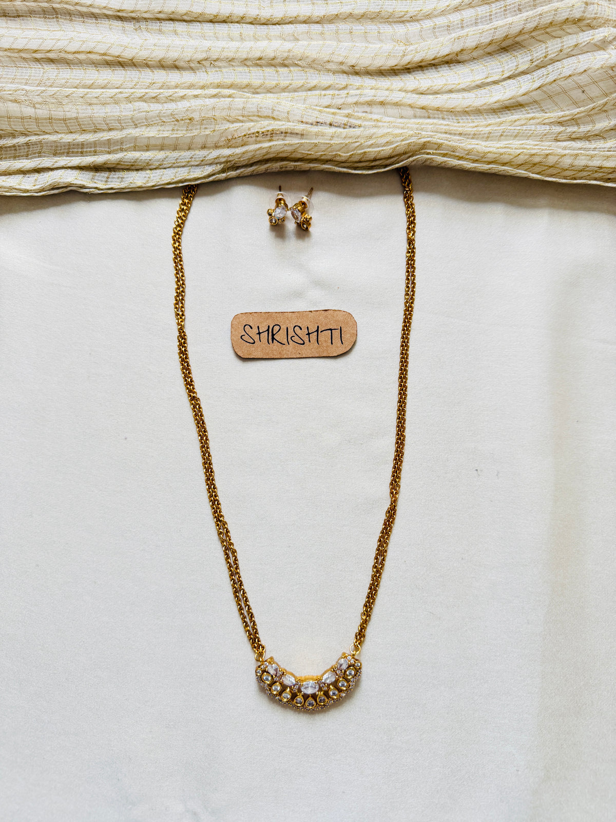 Diamond long charm Chandra