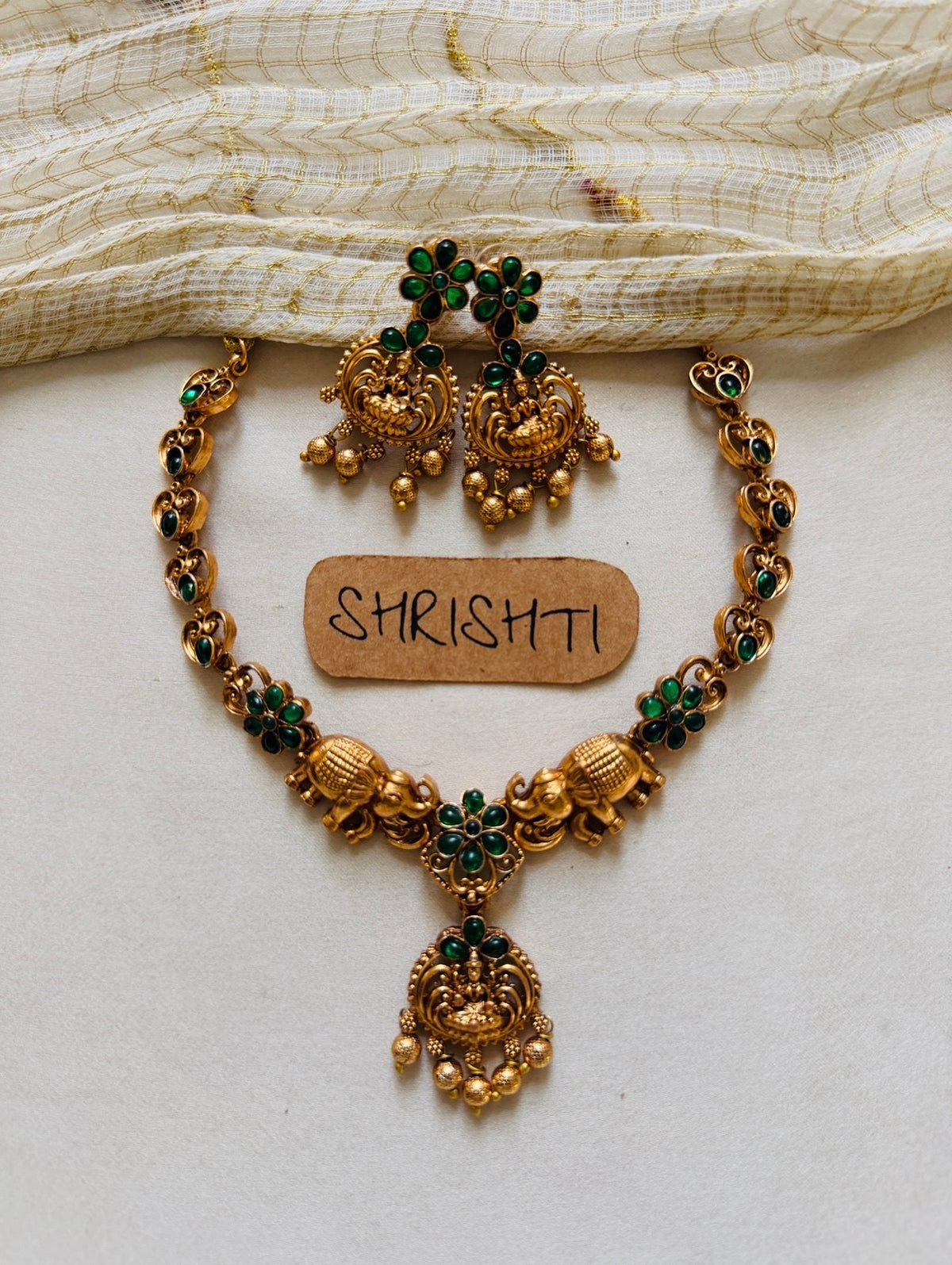 Lakshmi elephant Green