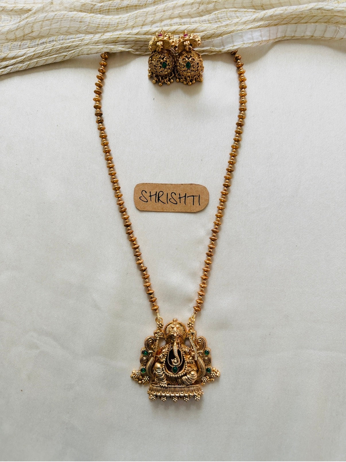 Ganesha bead mala new