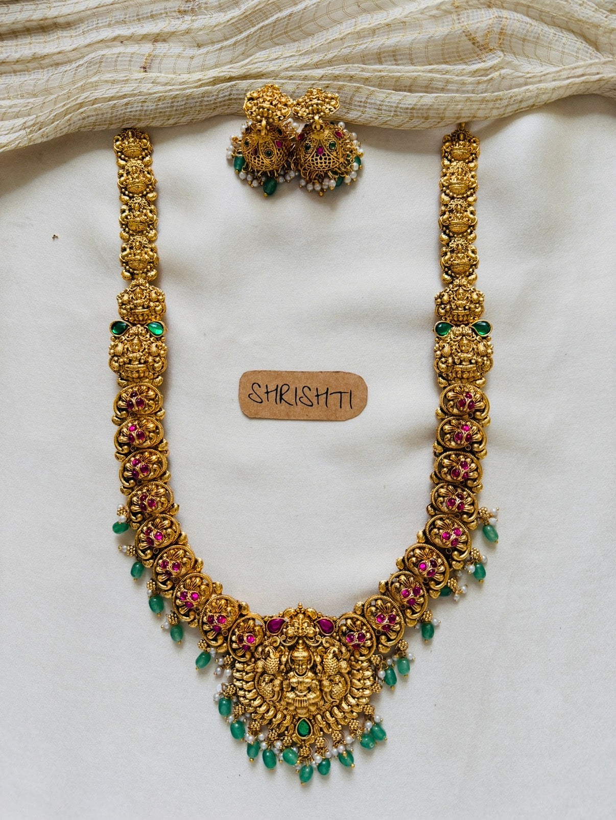 Lakshmi bridal haram pastel