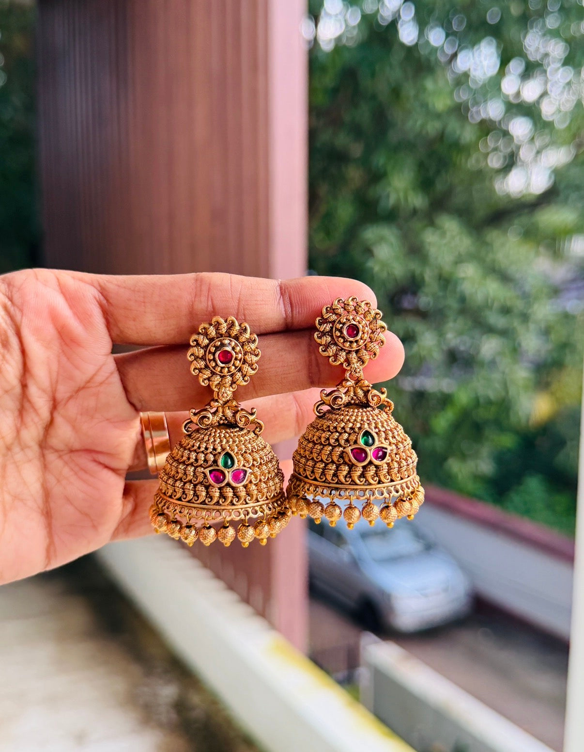 Bridal chettinad jumka SJ1