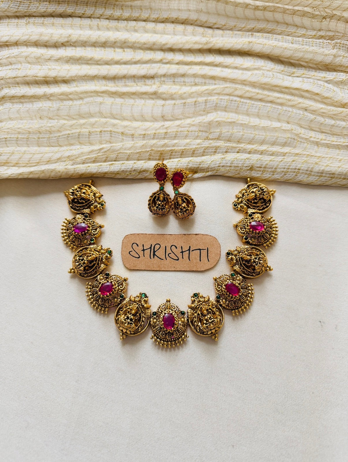 925 Nagas necklace Ruby