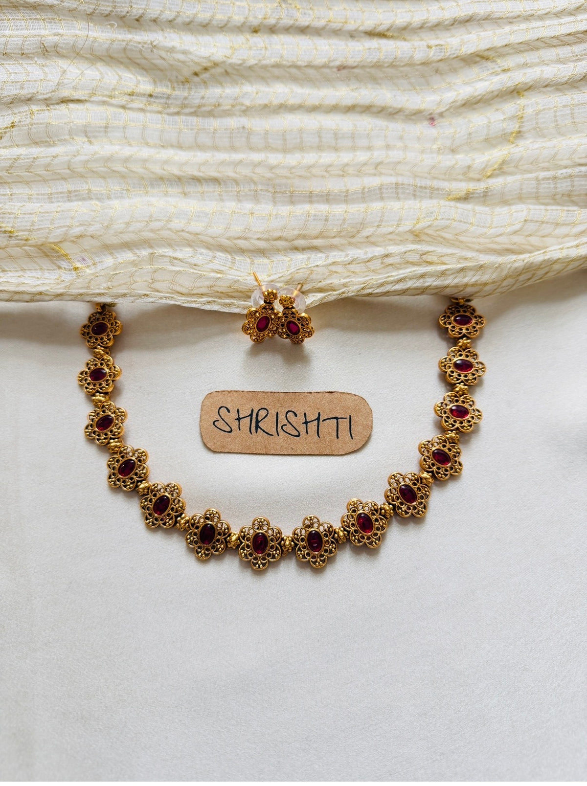 Sufi necklace new Ruby