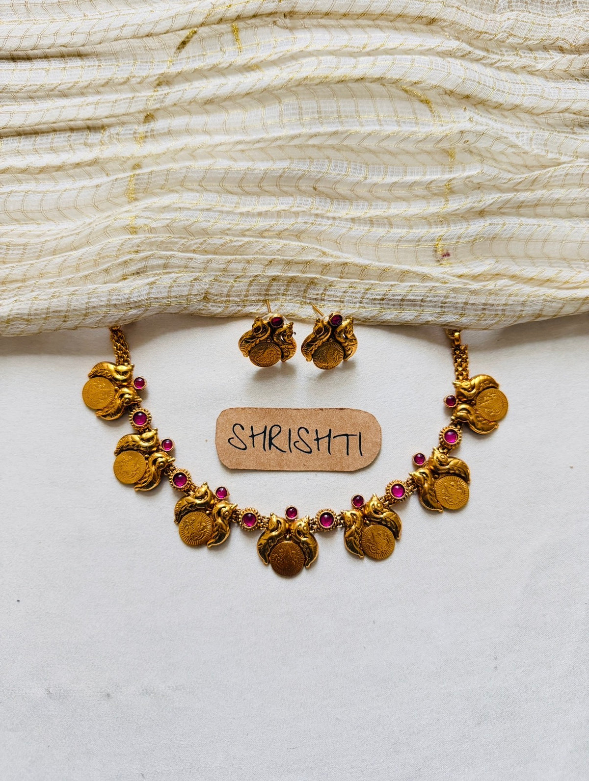 Coin 2.0 necklace Ruby