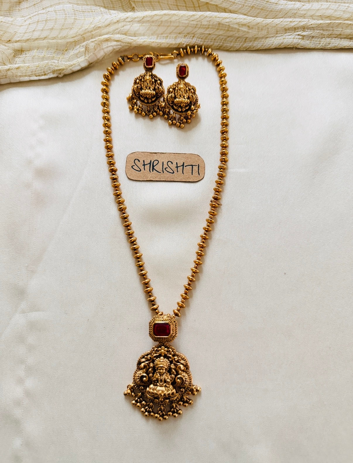 Beads mala devi ruby