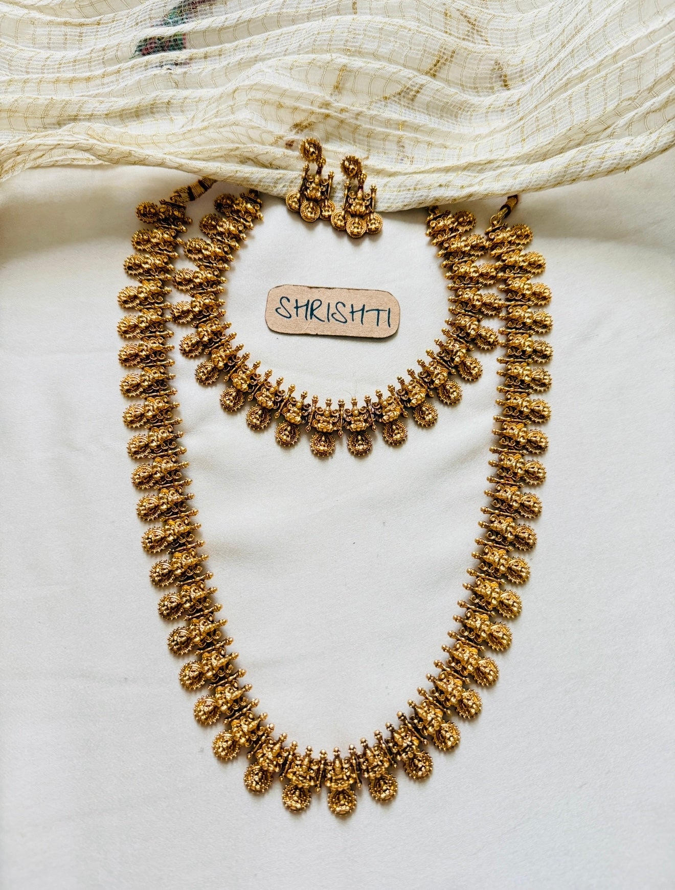 coin gold bridal set