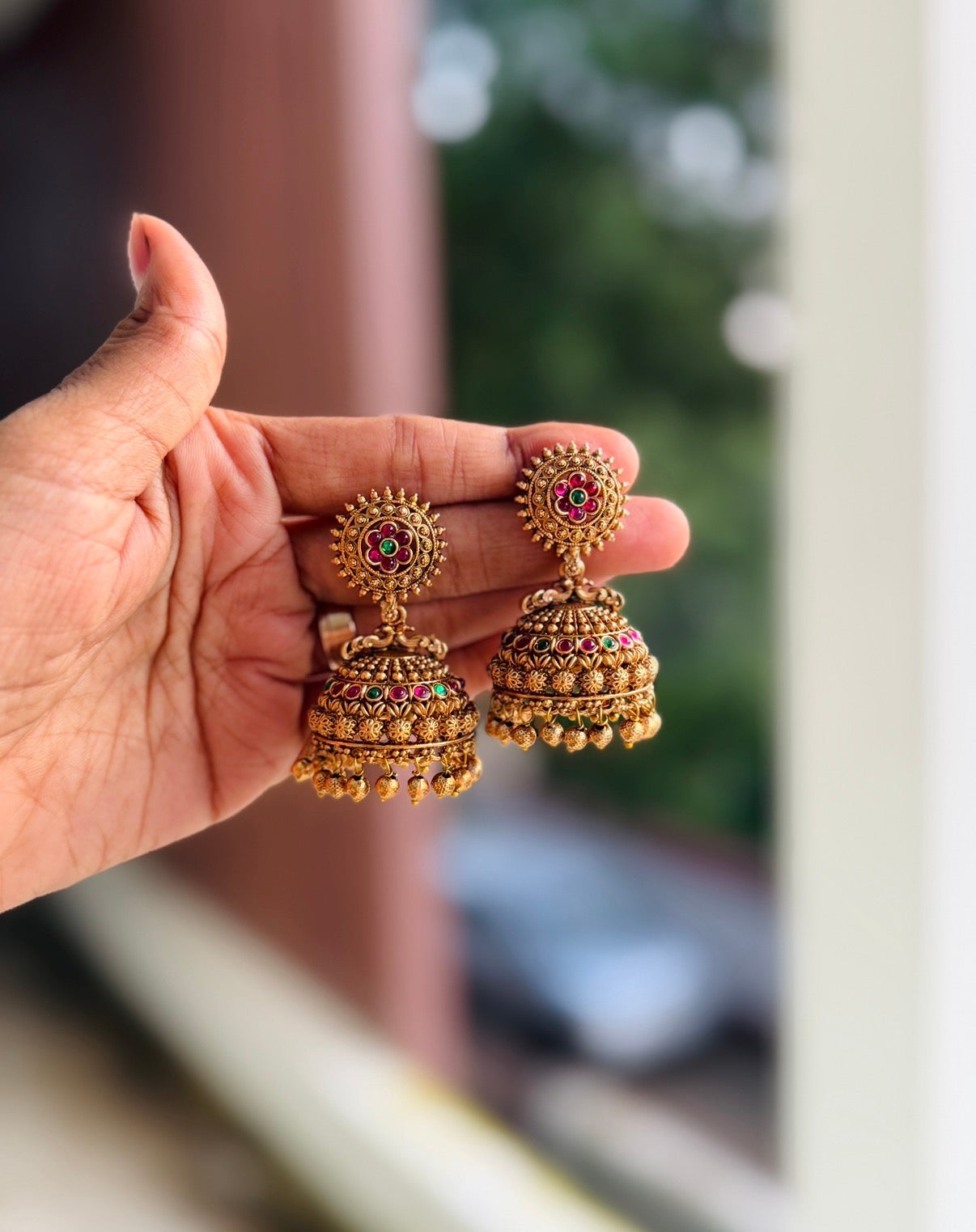 Bridal chettinad jumka SJ2