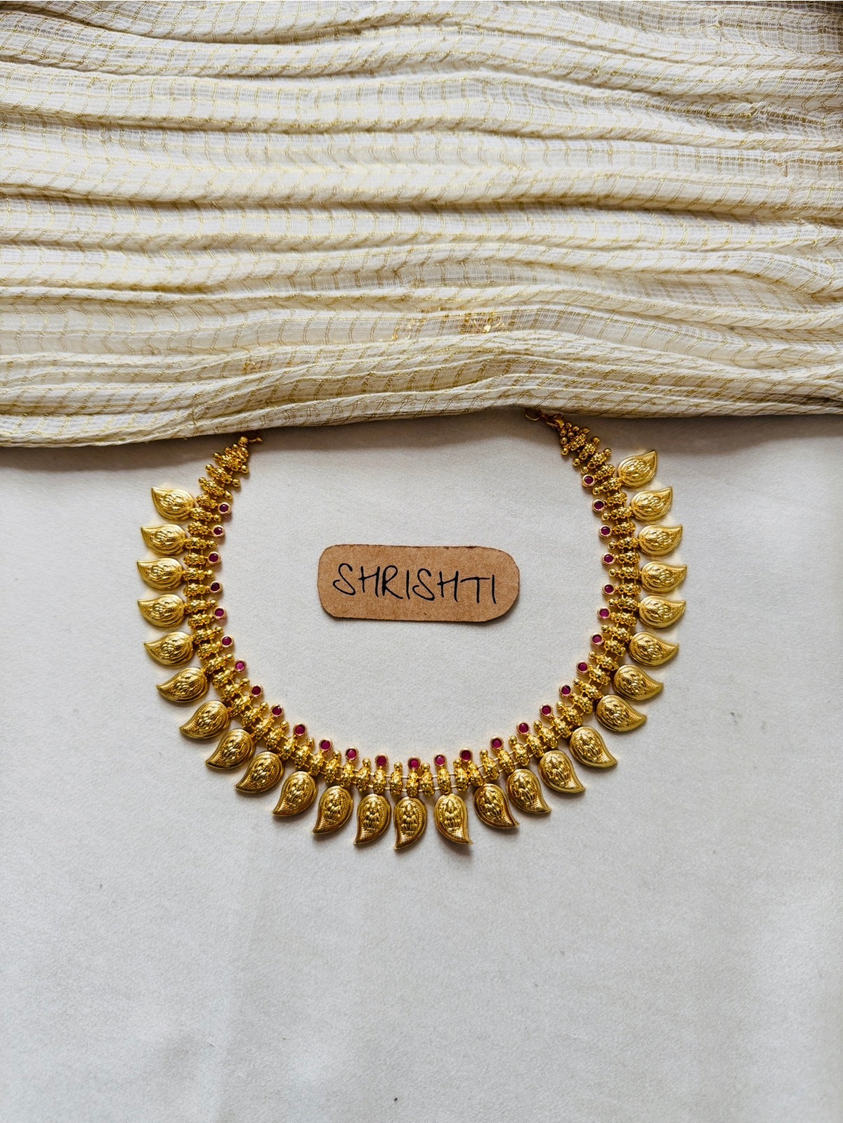 Gold plated necklace SJ9