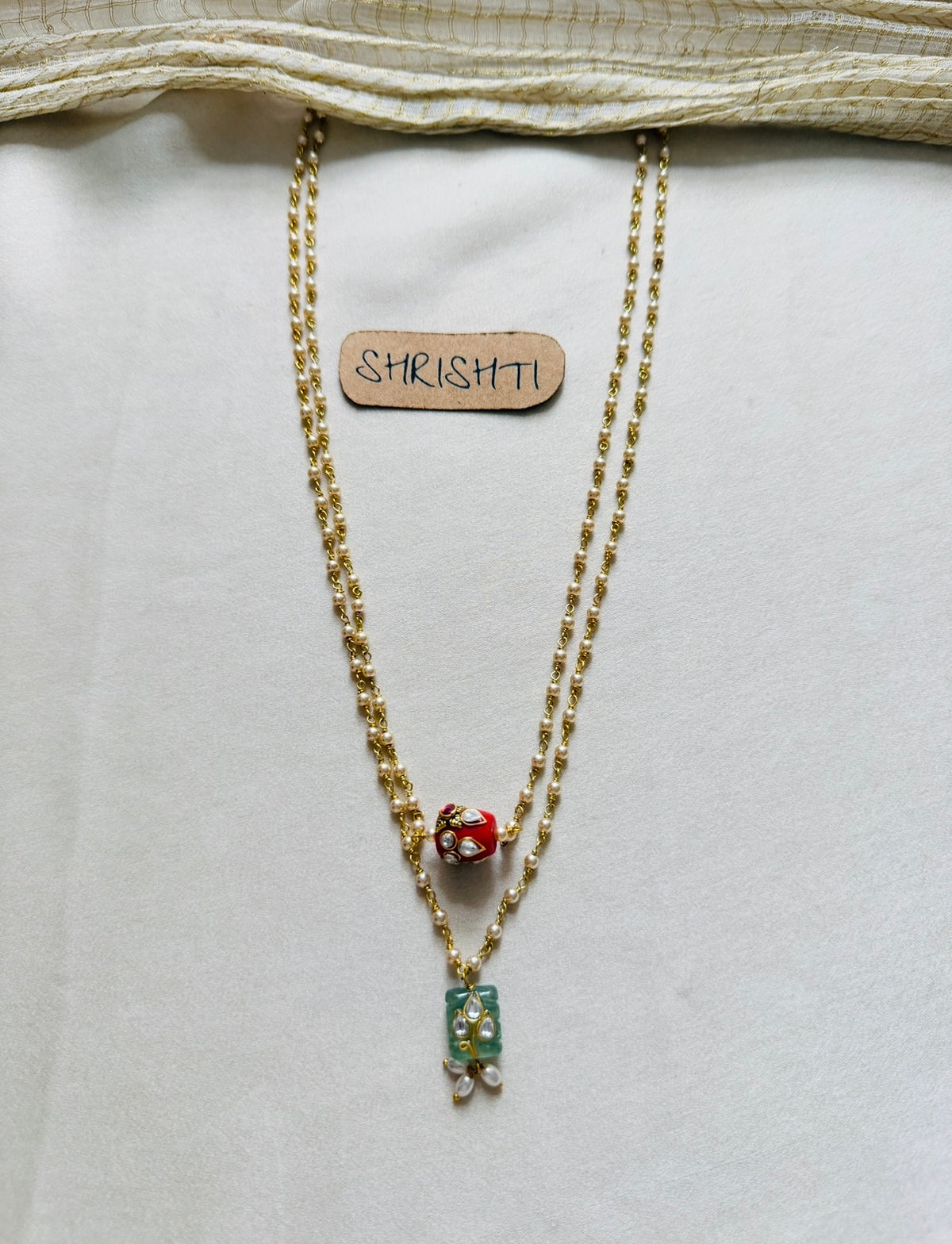 bead layer pearl kundan