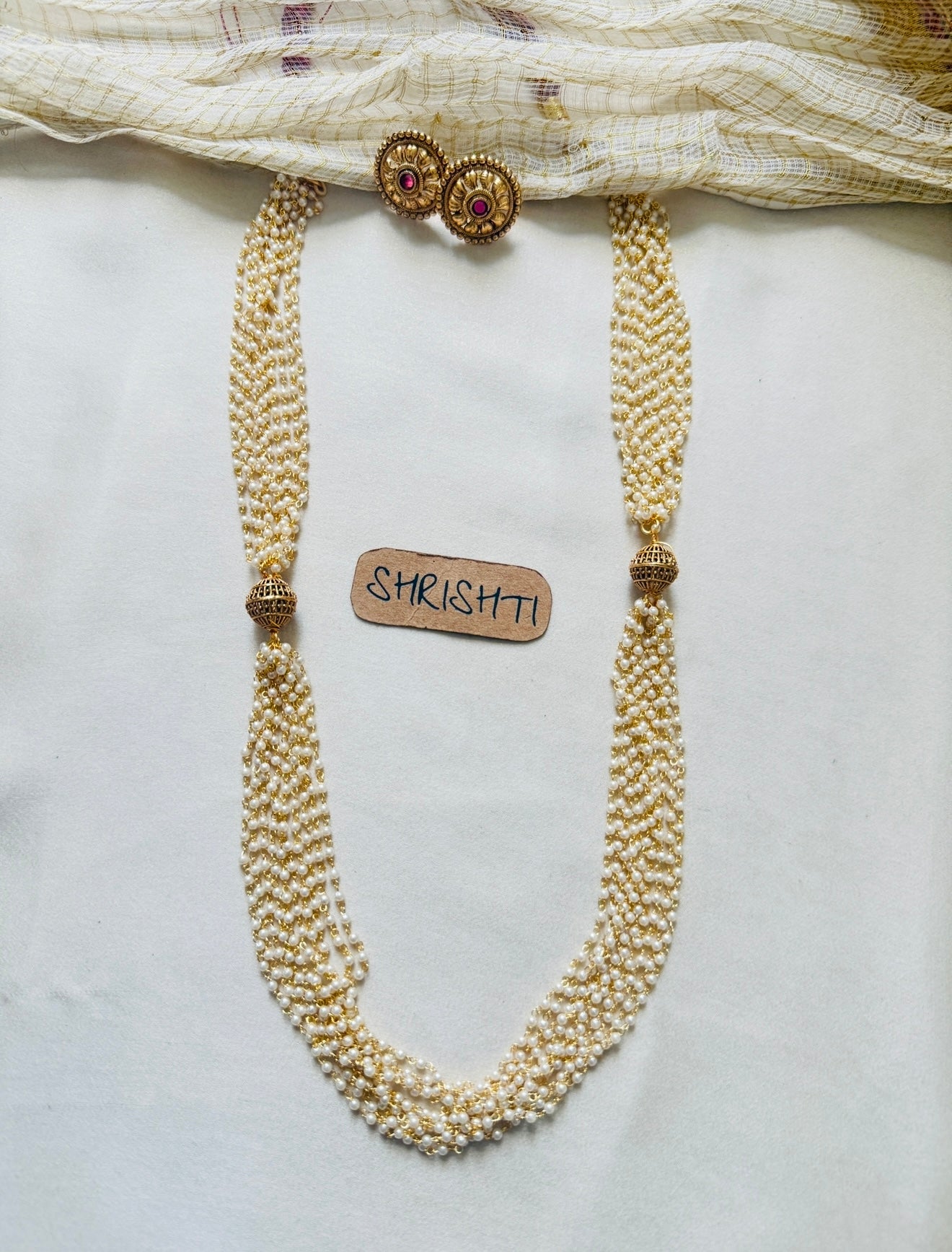 Pearl mala long