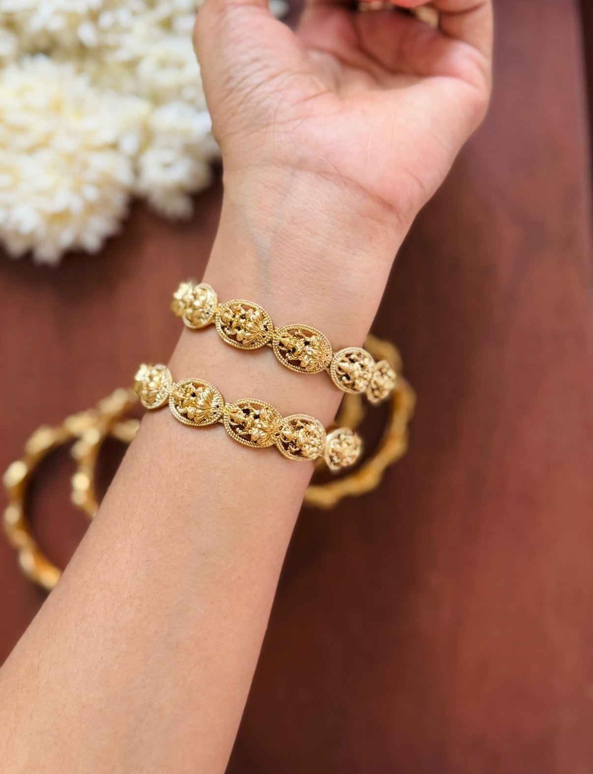 lakshmi charm bangles