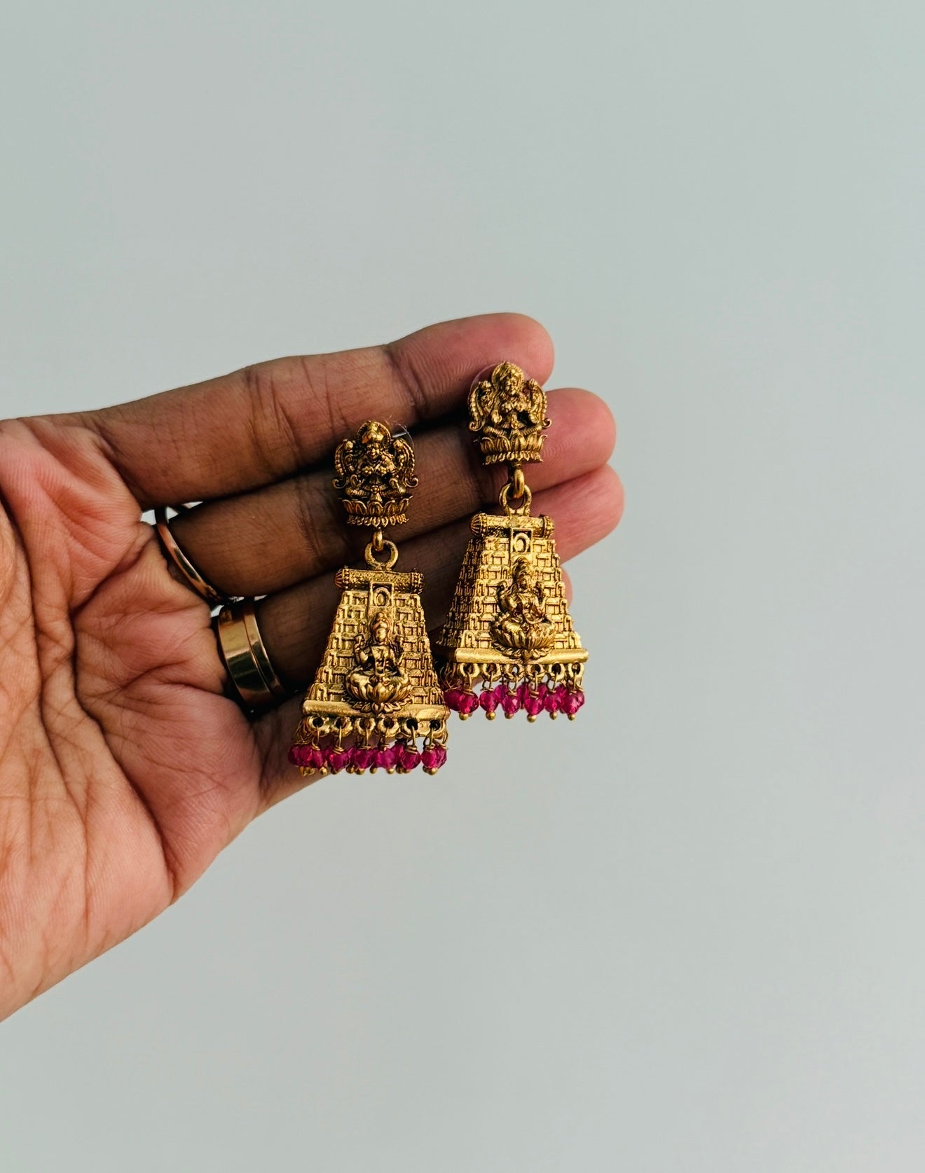 Gopura Temple Jumka Ruby