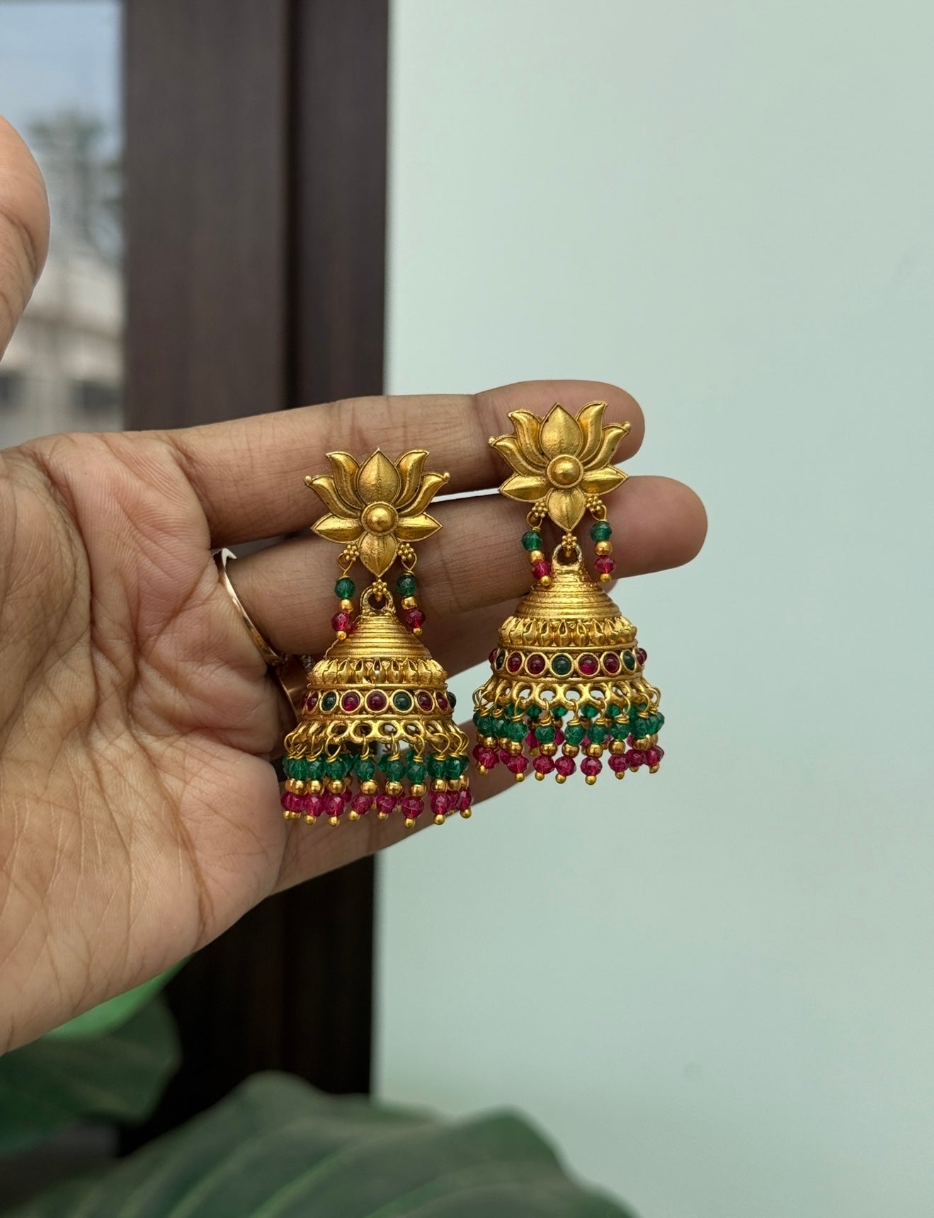 lotus chettinad jumka