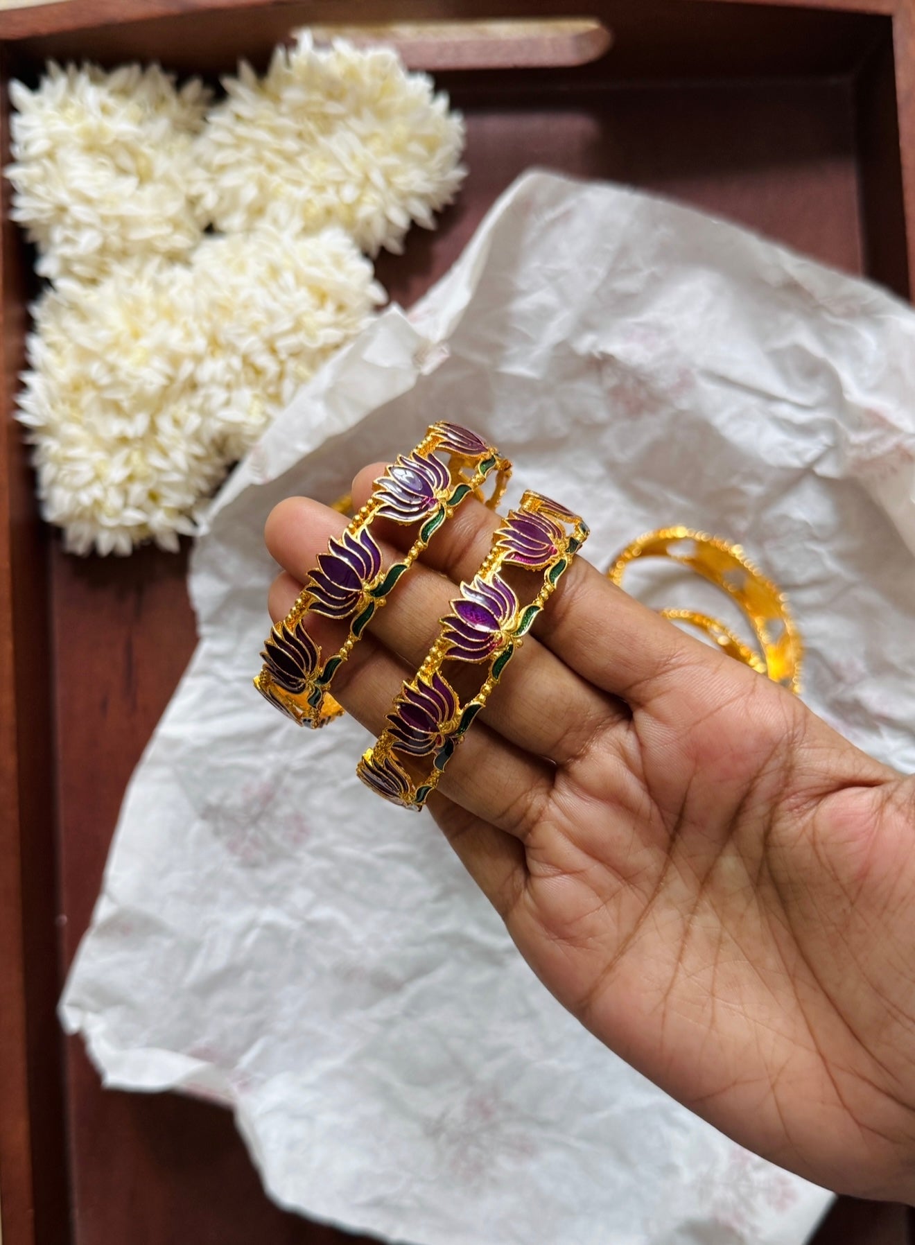 purple lotus bangles 2.6 1