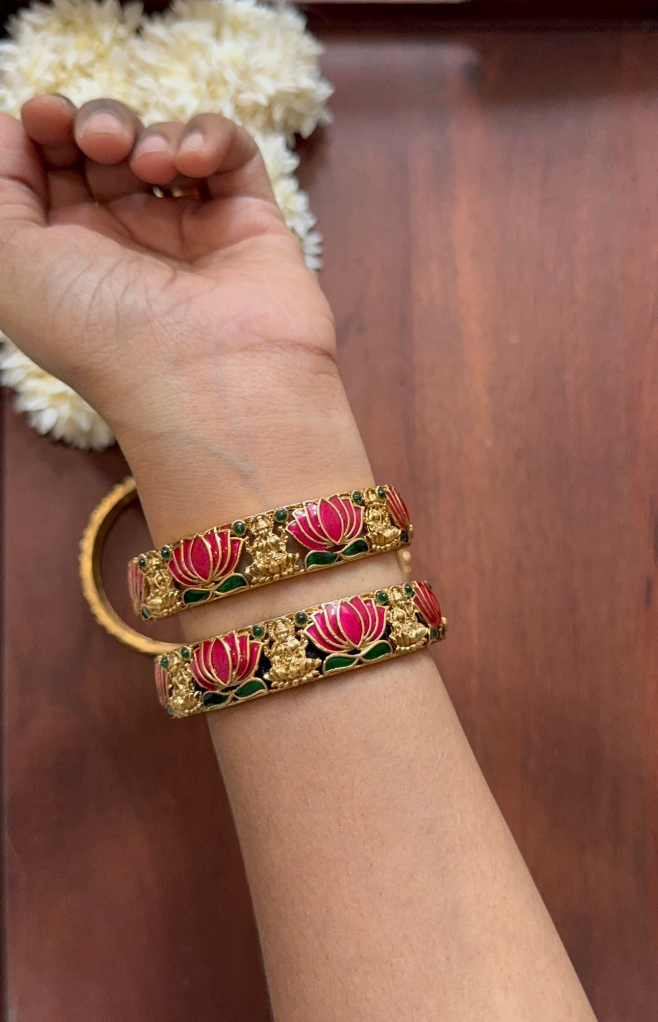 lotus bangles lakshmi new
