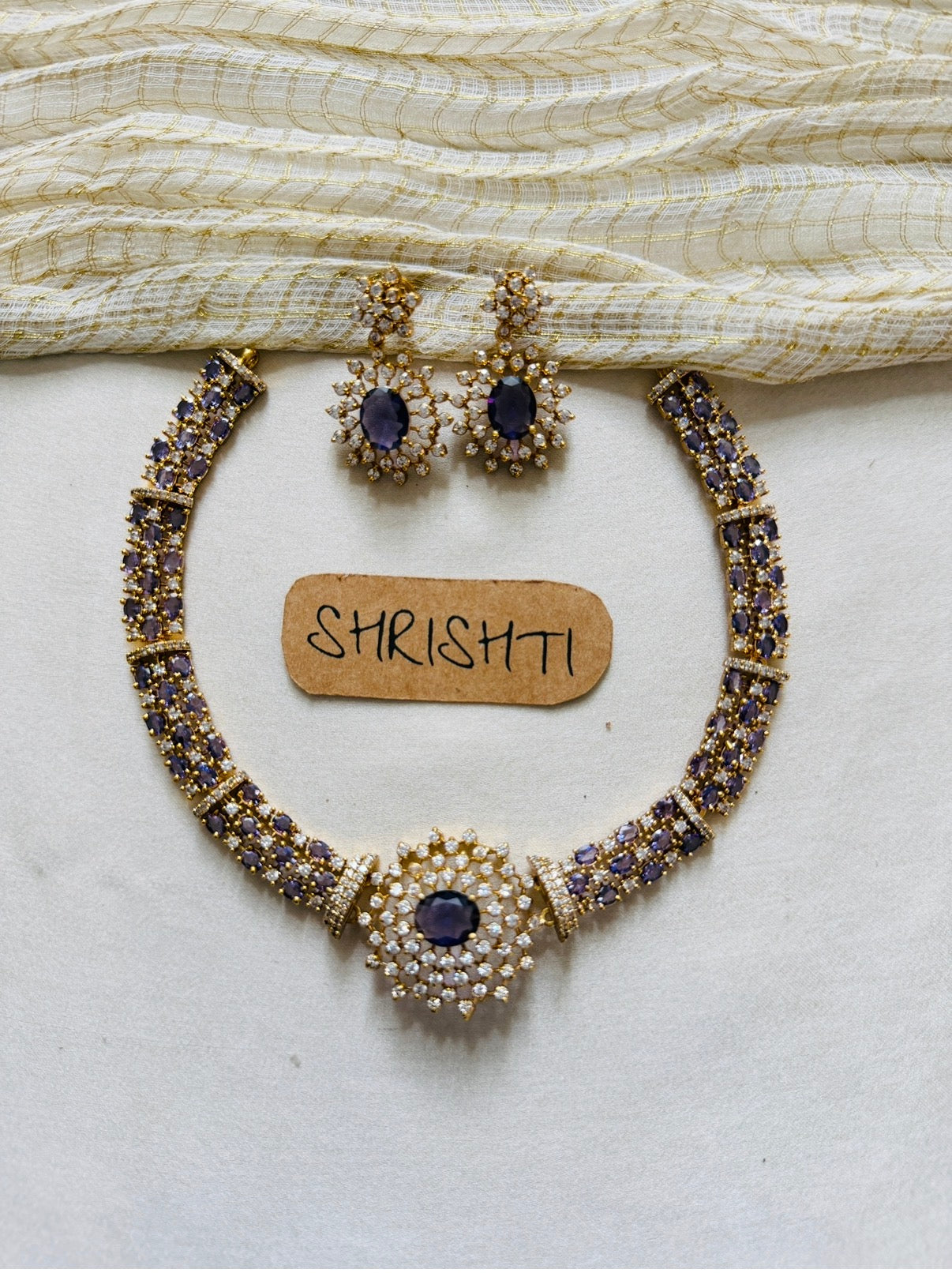 Isha diamonds purple