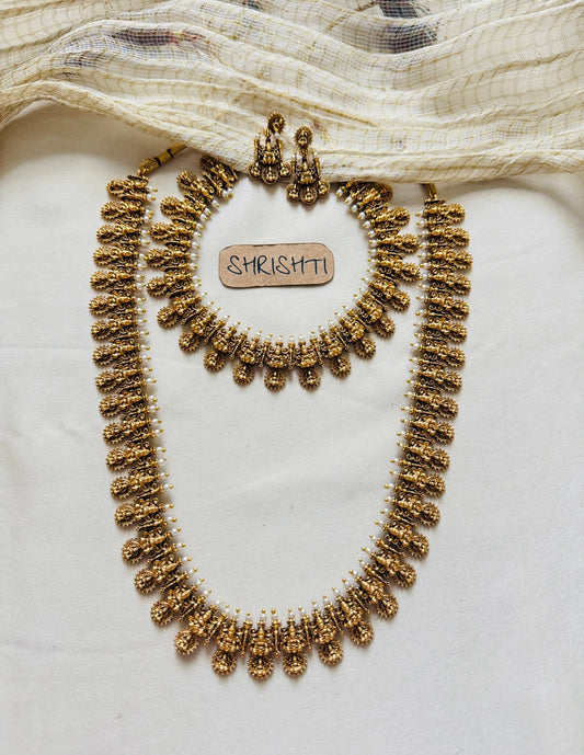 coin pearl bridal set