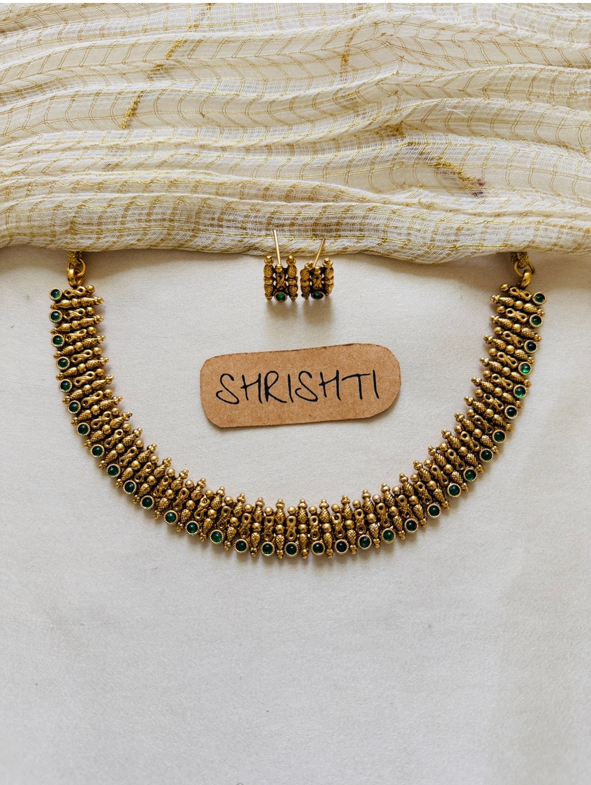 Gold Mayura green