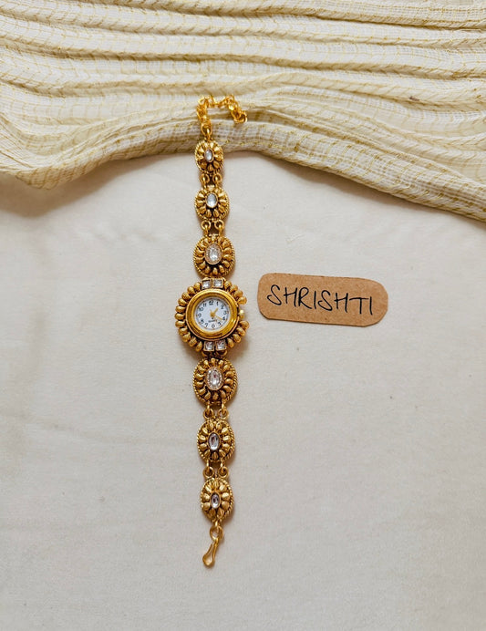 Ethnic Watch - Kundhan Oval