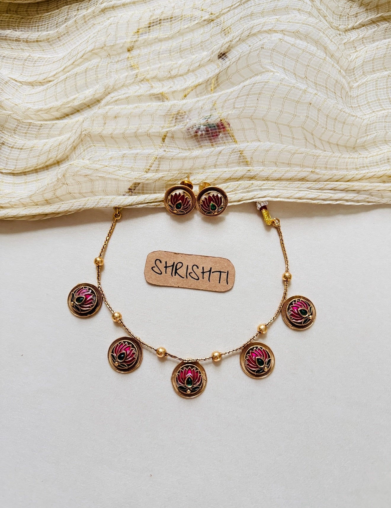 Round Lotus Charms