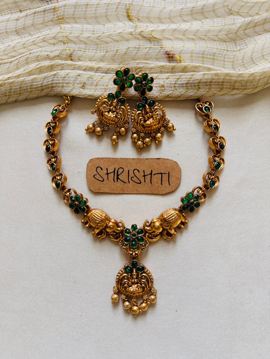Lakshmi elephant Green