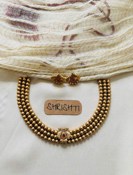 Ruby maha necklace