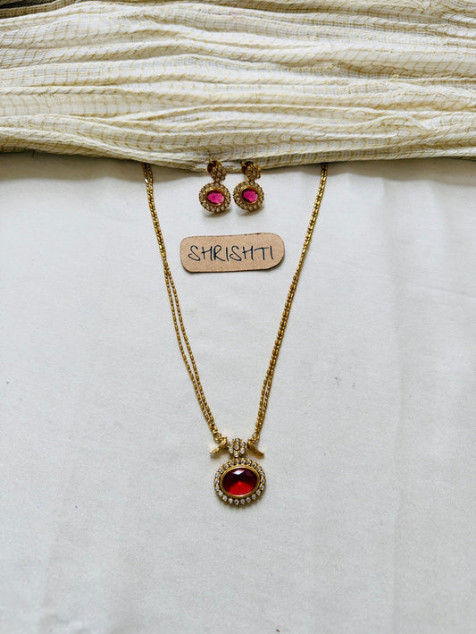 Diamond dollar chain Ruby