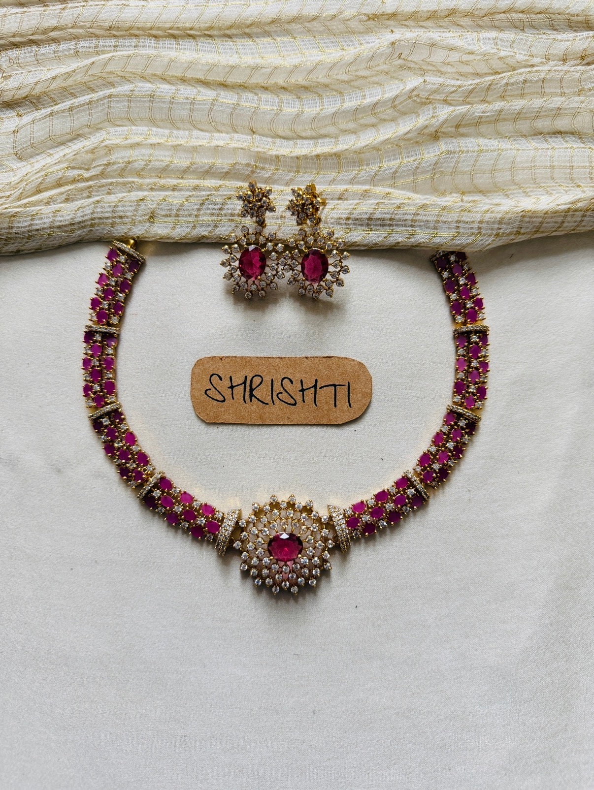 Isha diamonds ruby