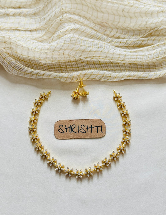 diamond flower charm