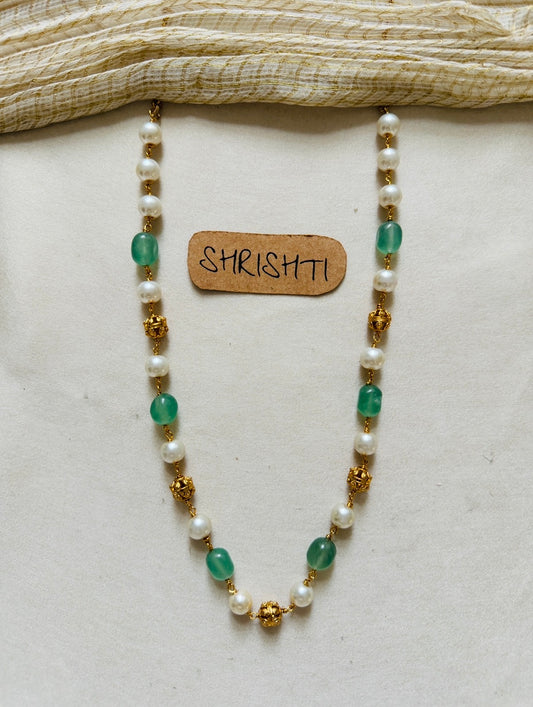 Pearl beads green