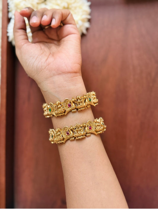 Lakshmi Peacock Bangles
