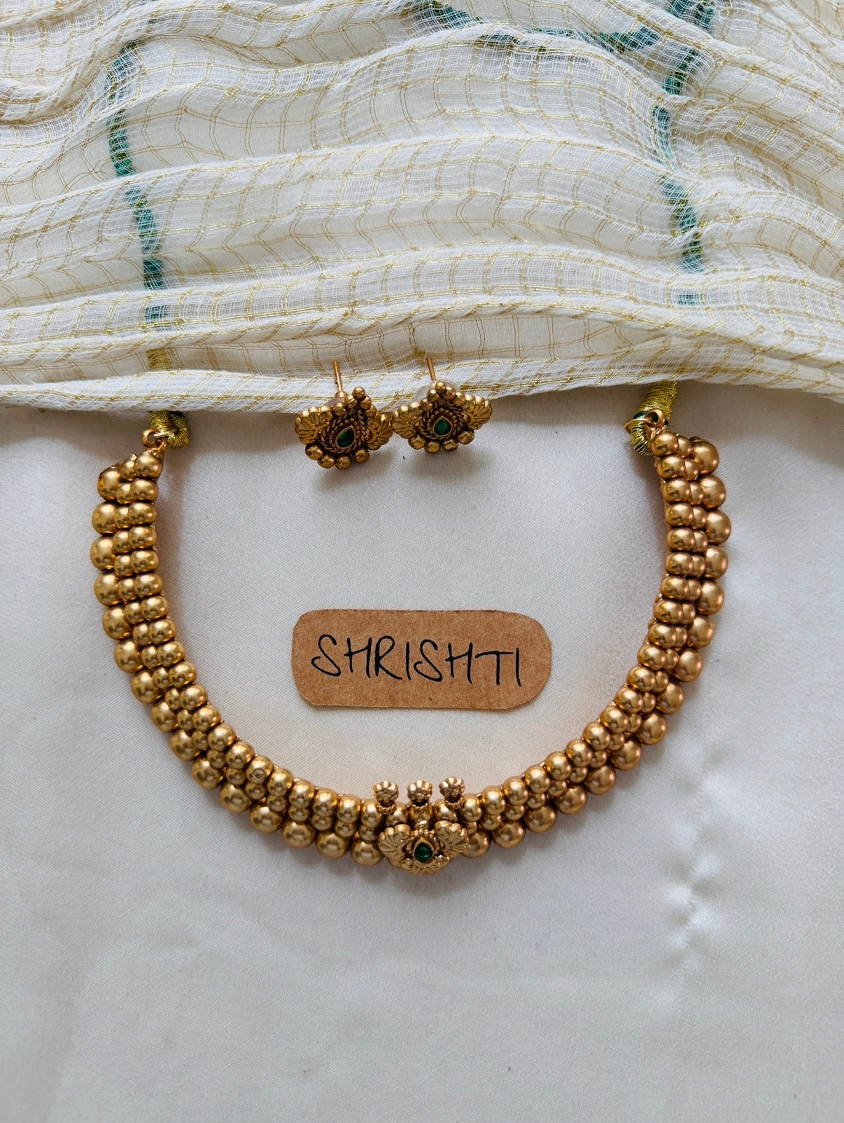 Nila necklace green