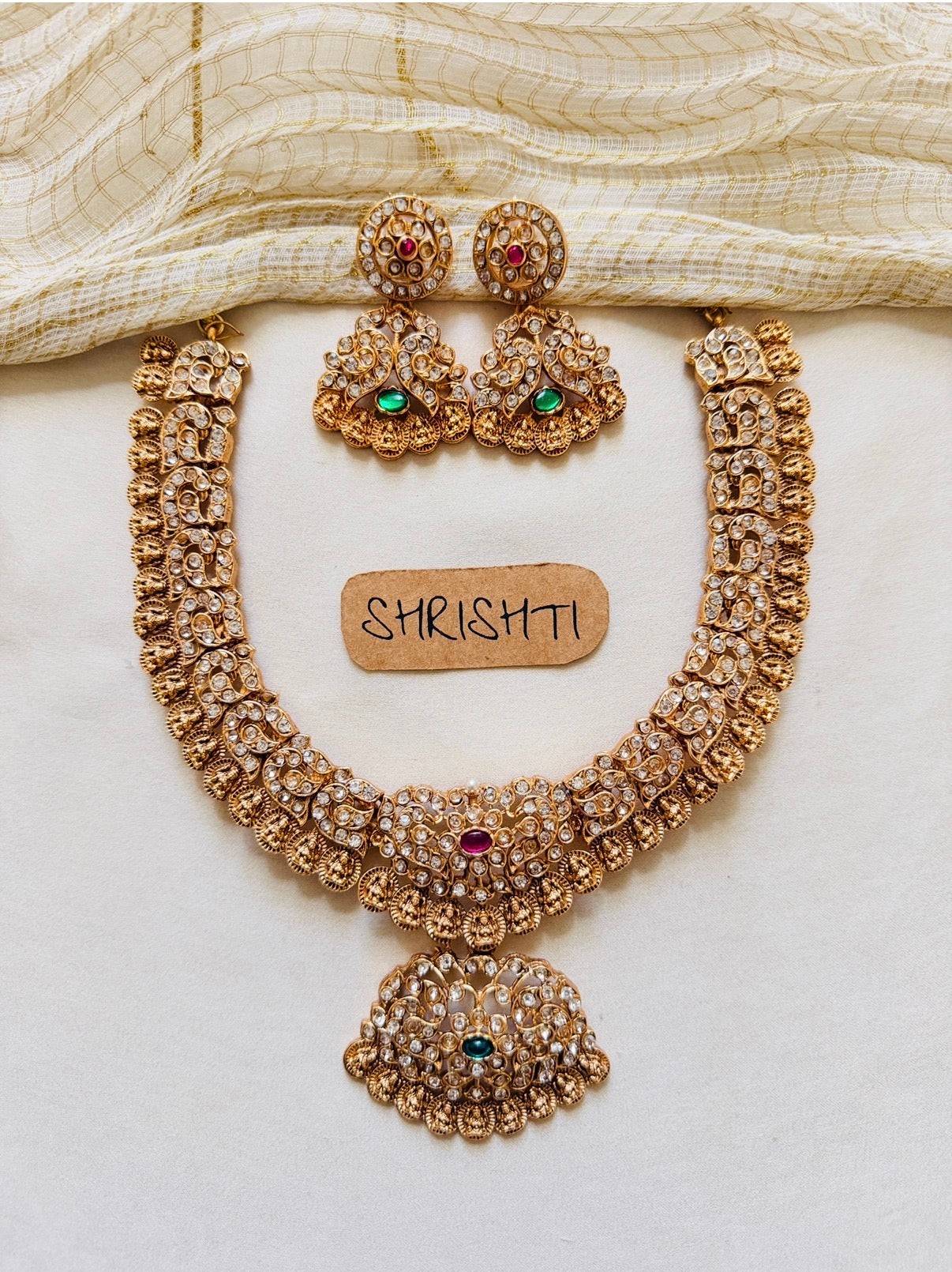 Kemp uncut necklace