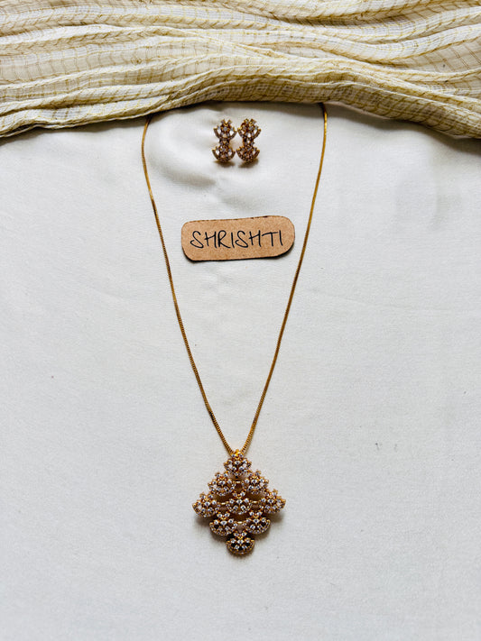 Diamond Kolam pendant chain SJ2
