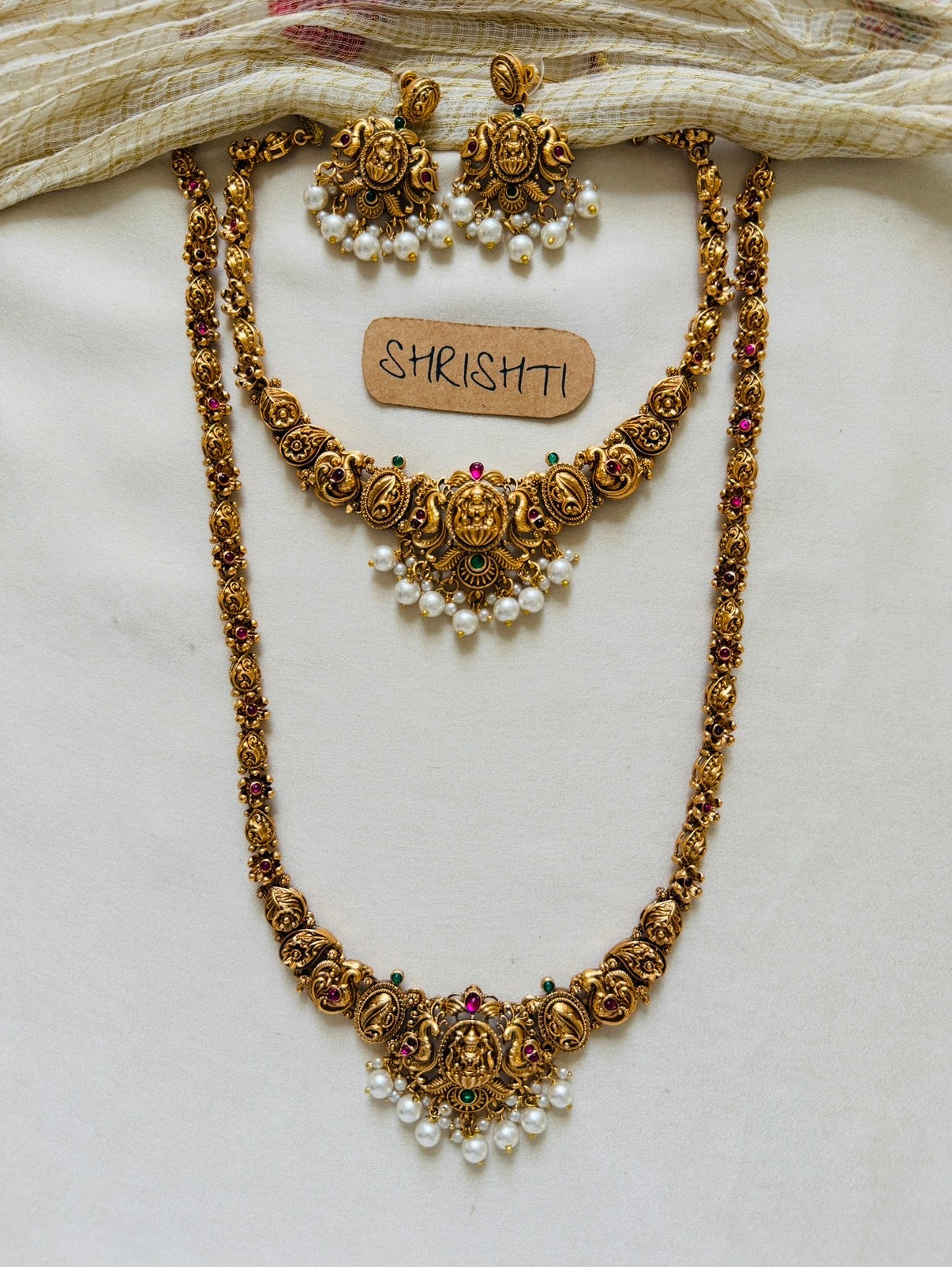 Bridal set Nithya pearl