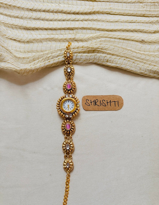 Ethnic Watch - Pink Oval