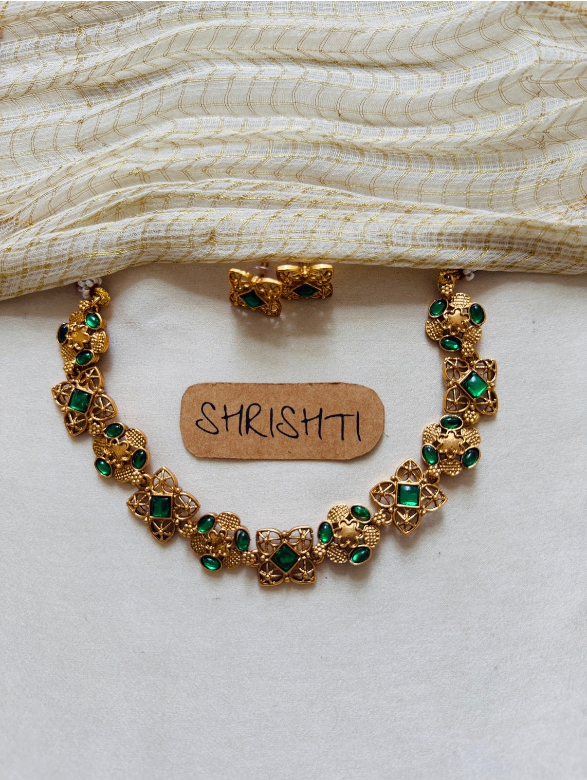 Green Sufi necklace