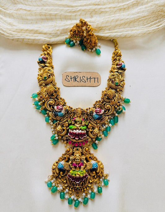 Painted nagas necklace