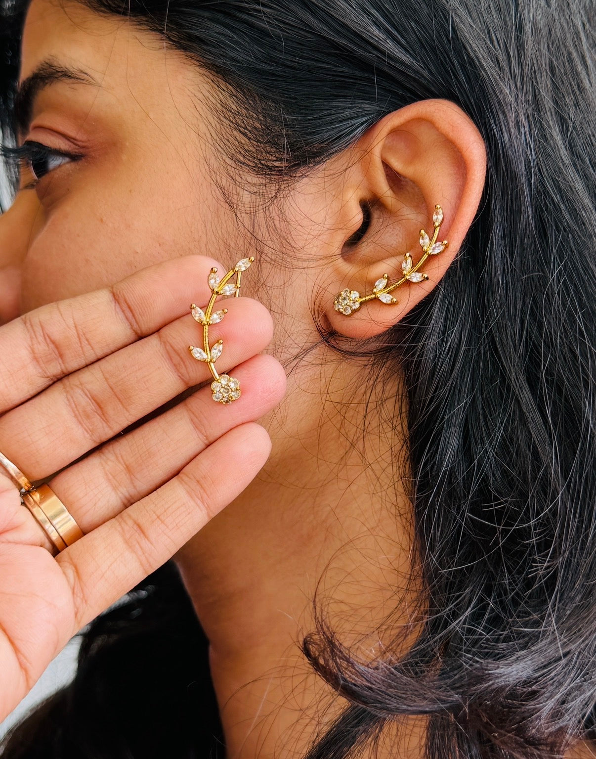 Diamond earcuff SJ3