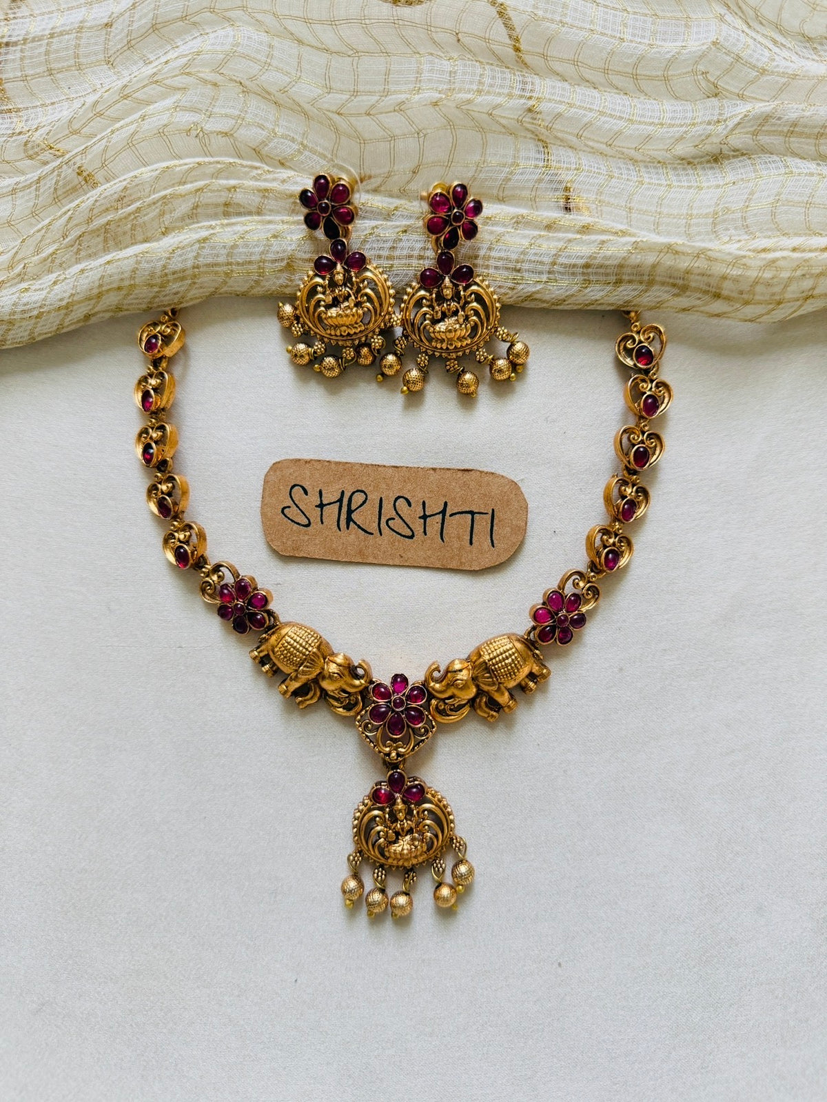 Lakshmi elephant Ruby