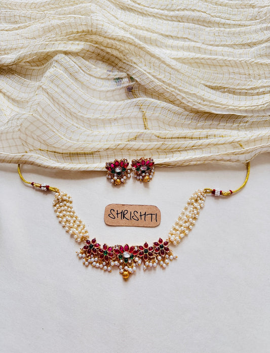 lotus pearl necklace