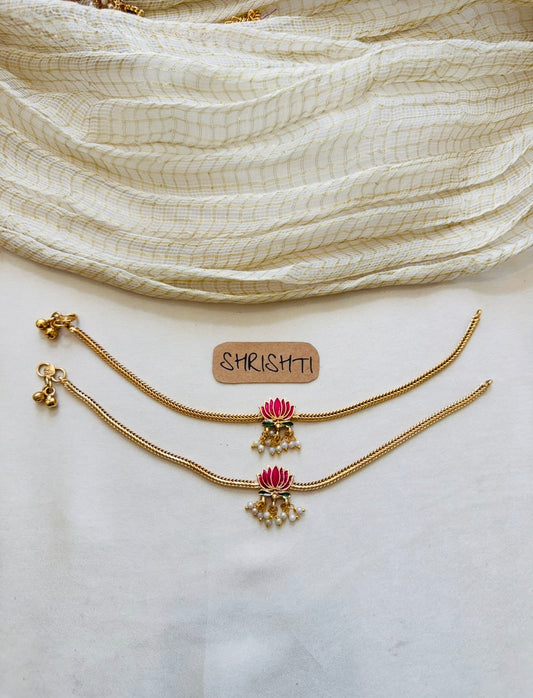lotus anklets