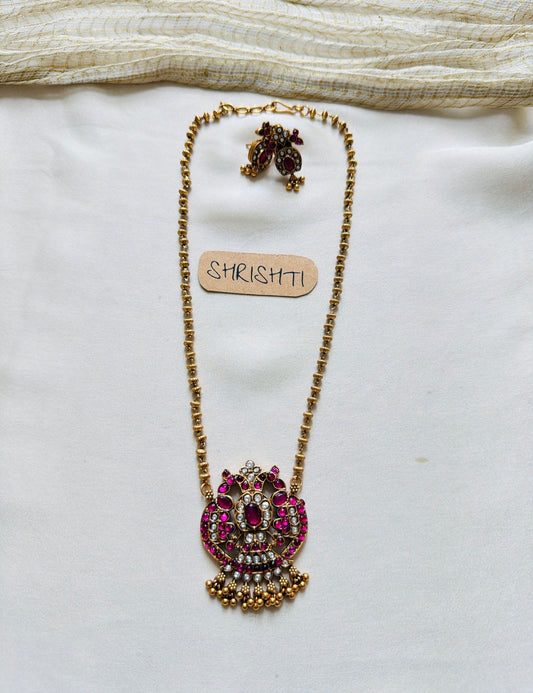Jadau chain ruby 1
