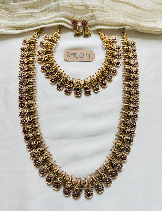 flora lakshmi bridal set