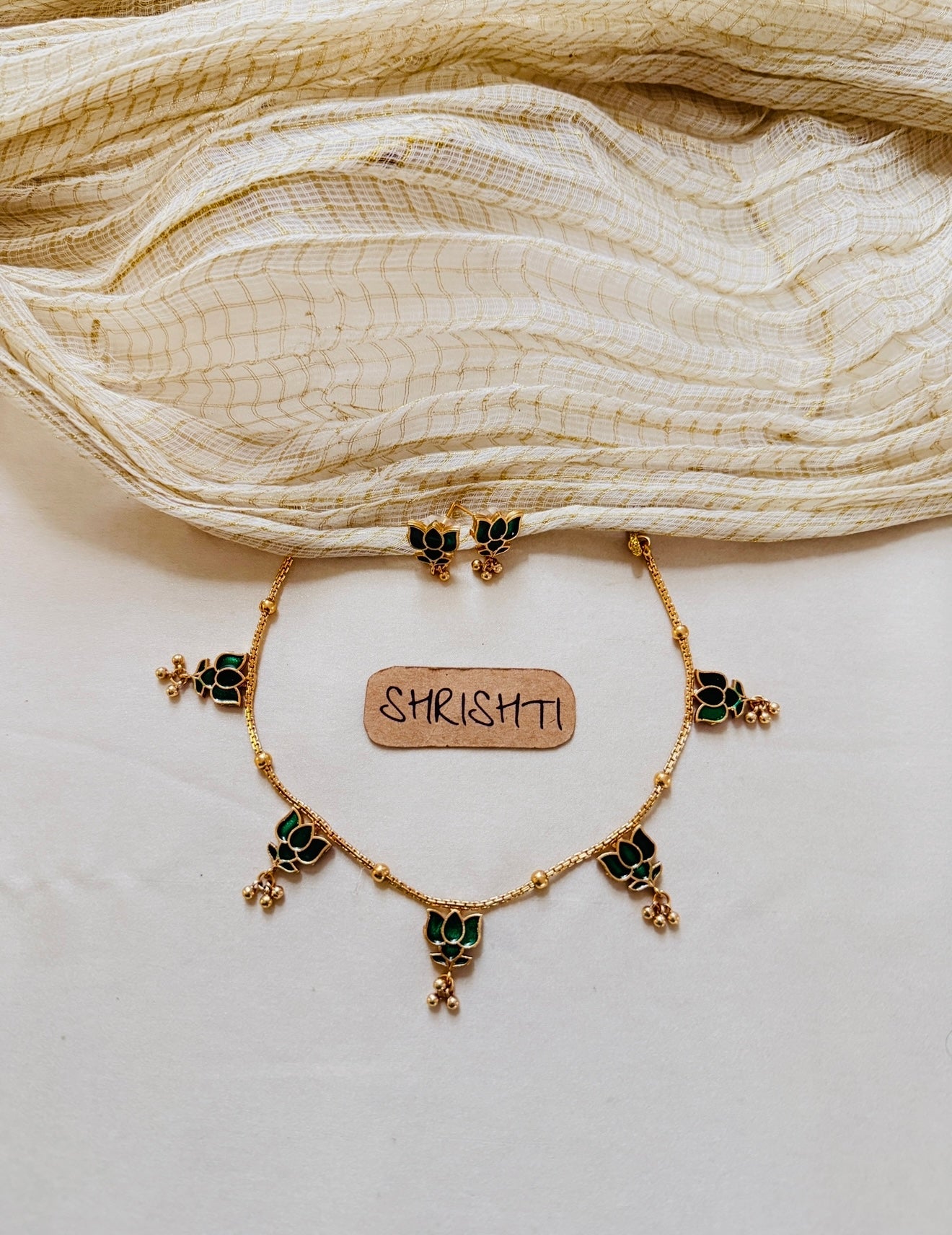 green lotus charms sj1