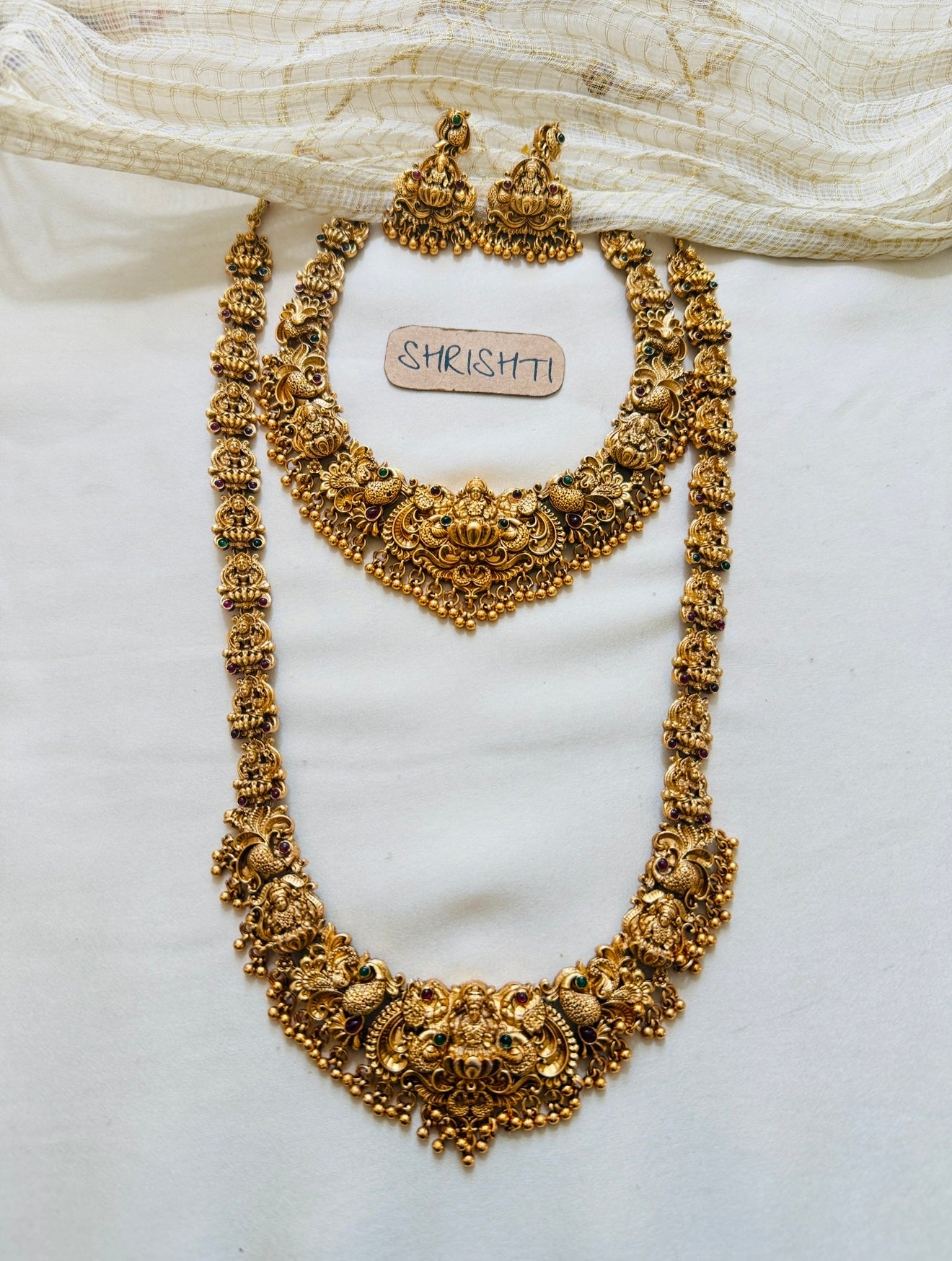 devi bridal set gold