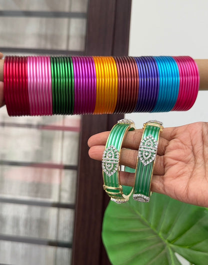 10 in 1 diamond bangles